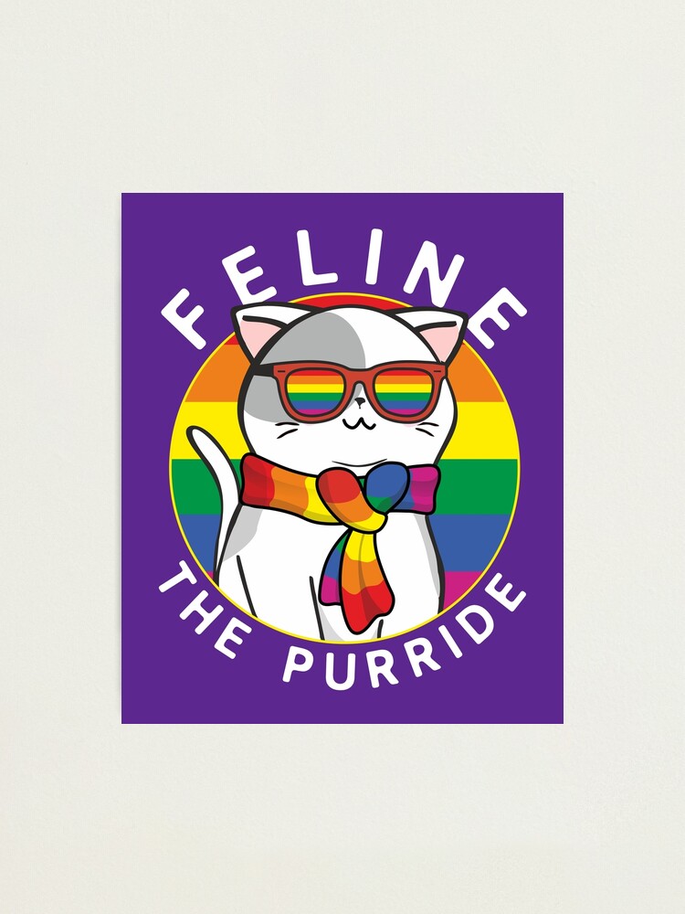 Feline The Purride - Cat Pun Gay Pride Shirt Feline The Purride - Cat Pun Gay Pride Shirt