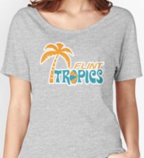 Flint Tropics Retro Women's Relaxed Fit T-Shirt