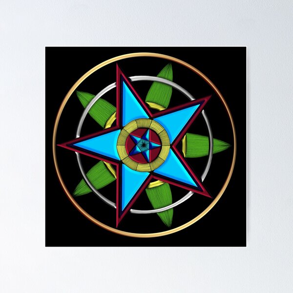 Item preview, Tri-Star Pentacle designed and sold by MagicMama.