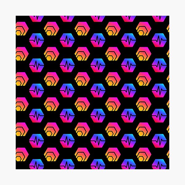 Item preview, Pulse Chain and Hex Crypto Logo Pattern designed and sold by Digi-Drifterz.