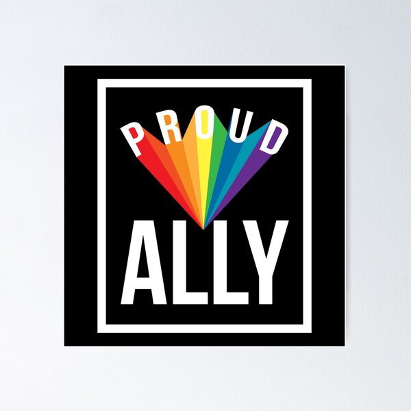 Artikelvorschau, Stolzer Verbündeter Gay Pride LGBTQ+ Shirt Freunde stolz entworfen und verkauft von violetacain70.