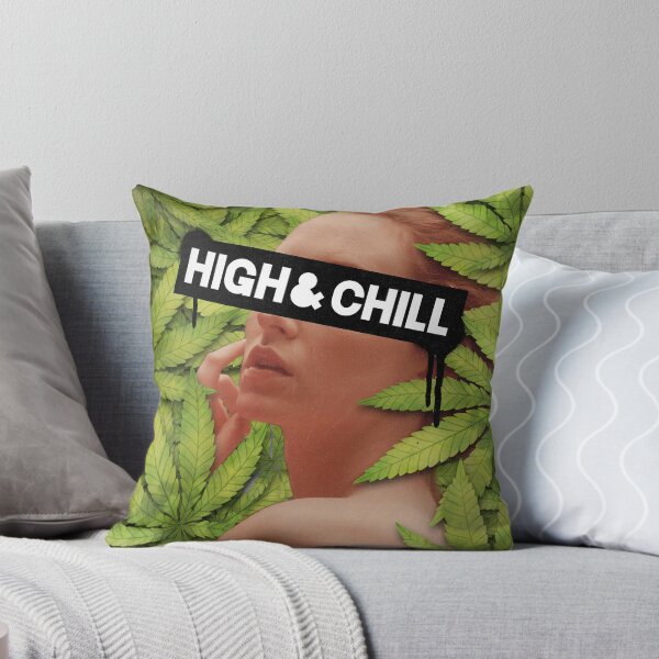 Item preview, weed high and chill artwork designed and sold by cat poe.