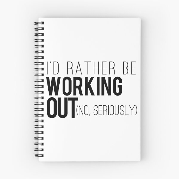 Item preview, I'd Rather Be Working Out designed and sold by cinemagia.