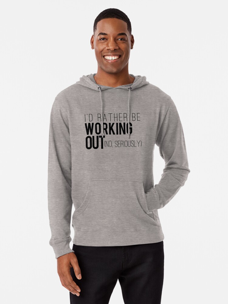 Fashion Jackson Wearing lululemon Grey Hoodie Sweatshirt Black