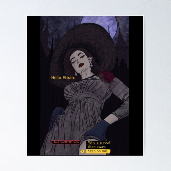 Item preview, Resident Evil Village Tall Vampire Lady designed and sold by ZonaaShirt.