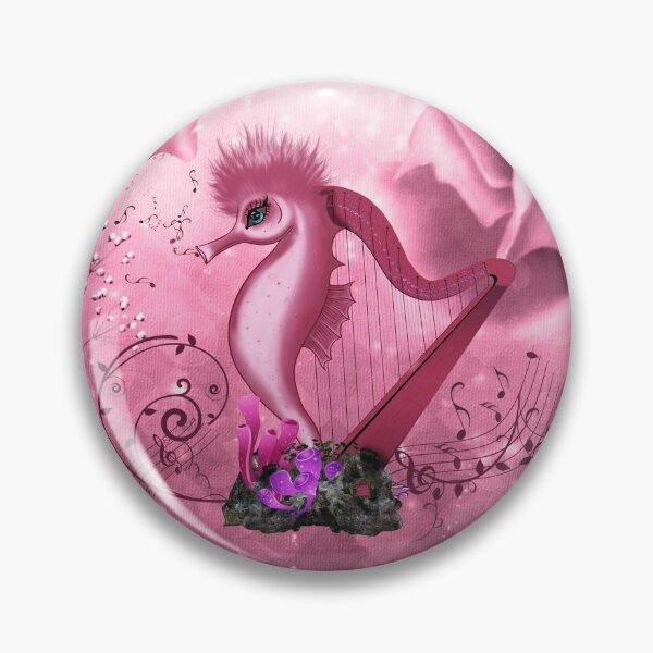 Item preview, Wonderful harp with little seahorse designed and sold by nicky2342.