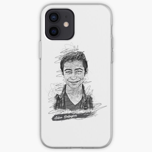 Aidan Gallagher Boceto abstracto artístico, Aidan Gallagher, Número 5 Funda blanda para iPhone