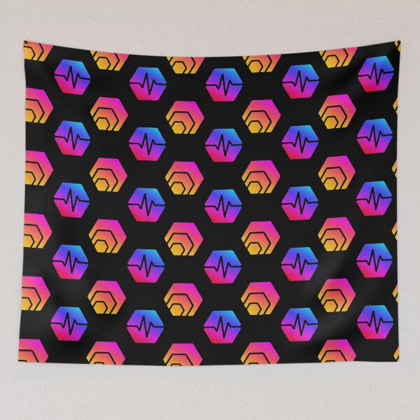 Item preview, Pulse Chain and Hex Crypto Logo Pattern designed and sold by Digi-Drifterz.