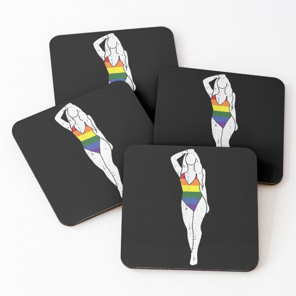 Item preview, Women In Bikini Gay Pride Rainbow Flag Proud designed and sold by violetacain70.