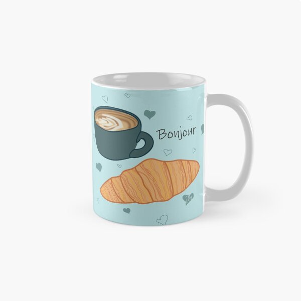 Item preview, Croissant and Coffee designed and sold by GiaMarieArt.