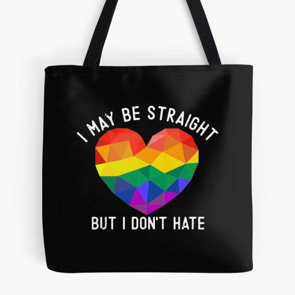 Item preview, I May Be Straight But I Don't Hate LGBT Supportive Cute Heart Gay Pride Month designed and sold by alenaz.
