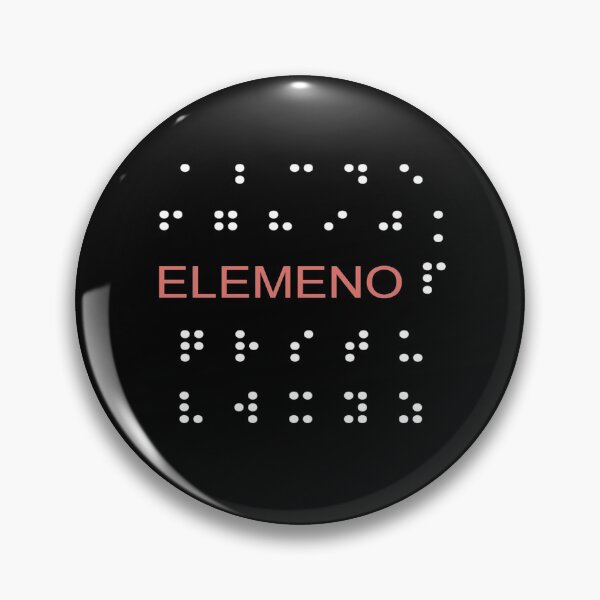 Item preview, Funny ELEMENO Braille Alphabet Visually Impaired Humor designed and sold by tshirtworld.