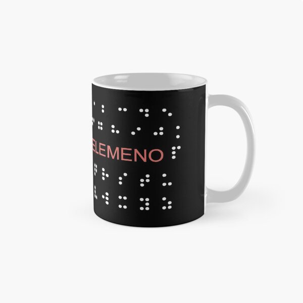 Item preview, Funny ELEMENO Braille Alphabet Visually Impaired Humor designed and sold by tshirtworld.
