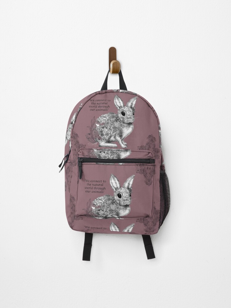 Thumbnail 1 of 3, Backpack, Rabbit Welfare Series: Connect designed and sold by Rabbitrunaway.