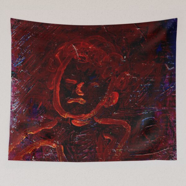 Item preview, "Her Anger Filled the Room" Woman designed and sold by Gelarie Johnson.