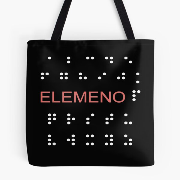 Item preview, Funny ELEMENO Braille Alphabet Visually Impaired Humor designed and sold by tshirtworld.