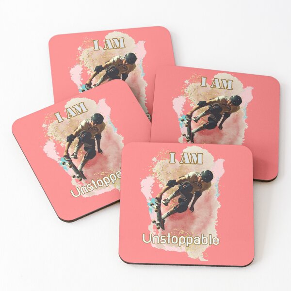 Item preview, IAM UNSTOPPABLE motivational quotes designed and sold by Everyday_wonder .