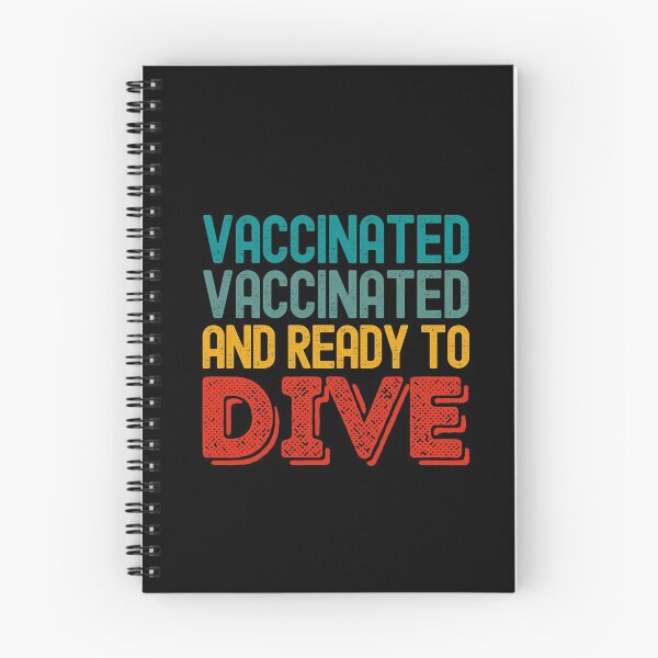 Item preview, Vaccinated And Ready To Dive designed and sold by StudioAquaLumos.