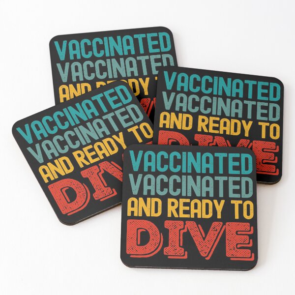 Item preview, Vaccinated And Ready To Dive designed and sold by StudioAquaLumos.