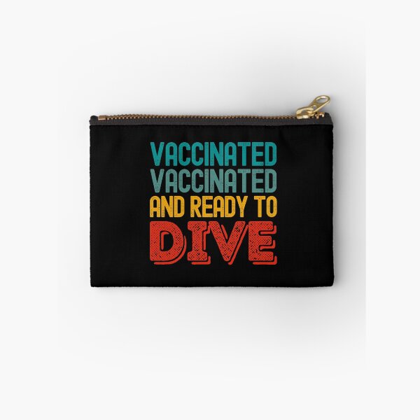 Item preview, Vaccinated And Ready To Dive designed and sold by StudioAquaLumos.
