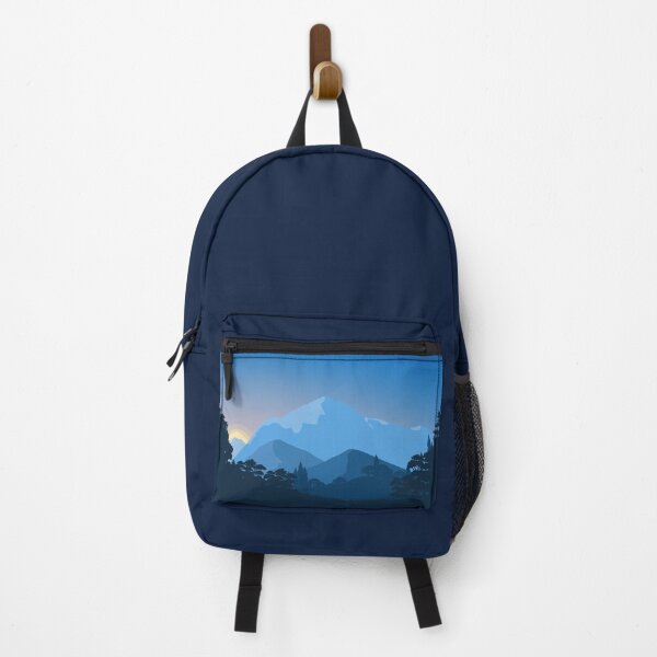 Item preview, blue mountain landscape designed and sold by Noemii-exe.