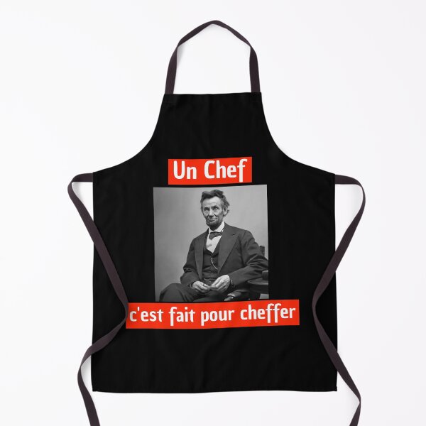 Aperçu de l'œuvre Un chef c'est fait pour cheffer Cadeau pour la fête des pères créée et vendue par TeeJfm.