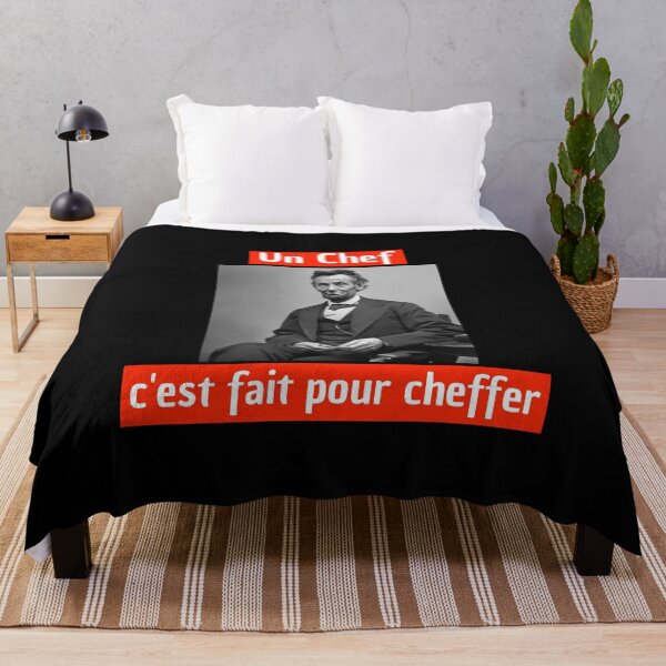 Aperçu de l'œuvre Un chef c'est fait pour cheffer Cadeau pour la fête des pères créée et vendue par TeeJfm.