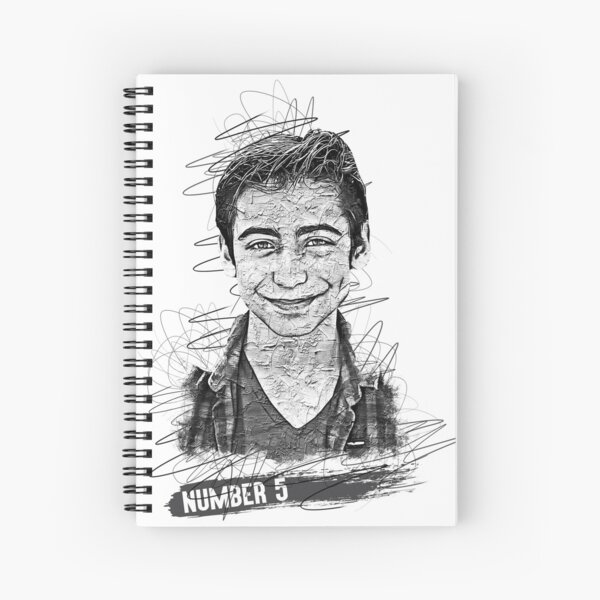 Aidan Gallagher Boceto abstracto artístico, Aidan Gallagher, Número 5 Cuaderno de espiral
