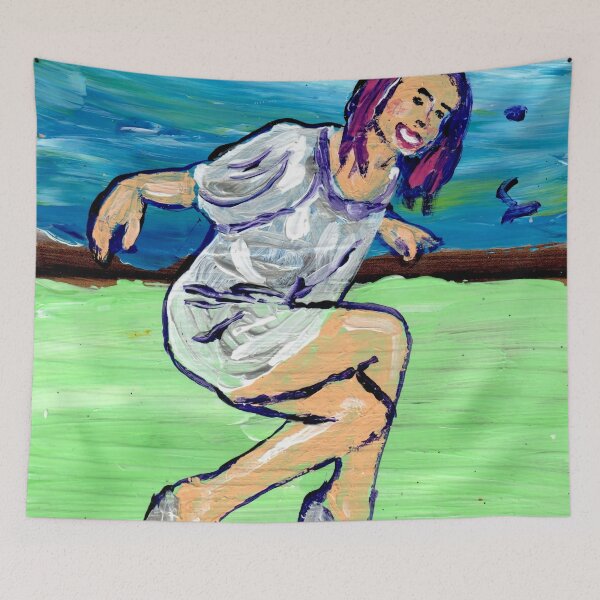 Item preview, "She Was Leaning In" Woman designed and sold by Gelarie Johnson.