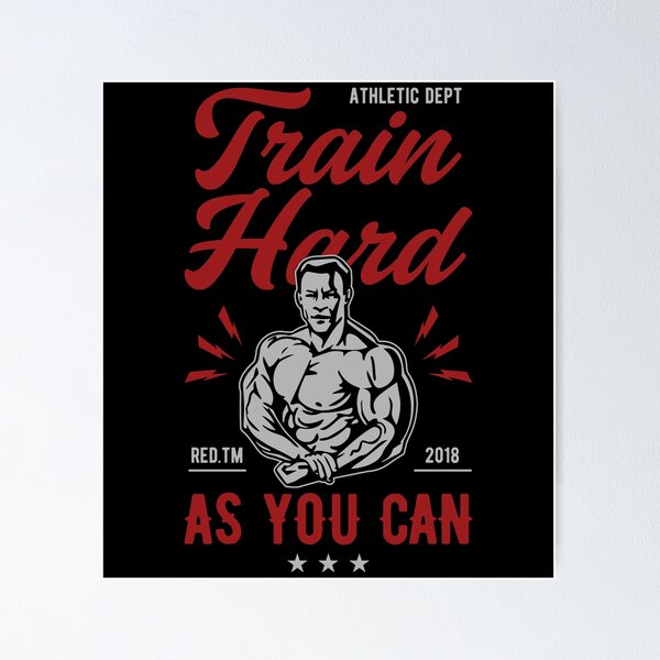 Item preview, Athletic Dept Train Hard as You Can Camiseta Motivacional Gran regalo para Gym Fitness Friend designed and sold by Snowman2008.