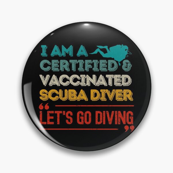 Item preview, Certified & Vaccinated Scuba Diver designed and sold by StudioAquaLumos.