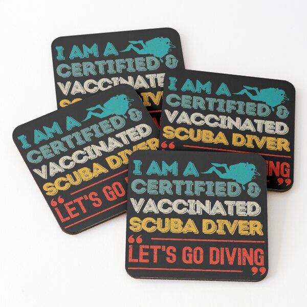 Item preview, Certified & Vaccinated Scuba Diver designed and sold by StudioAquaLumos.