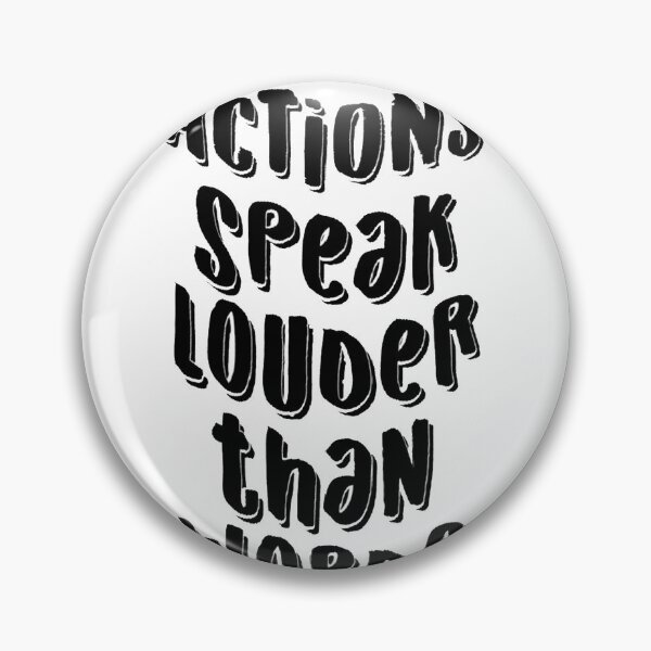 Item preview, Action speak louder than words t-shirt designed and sold by Frangi_Pane_ Magazine.