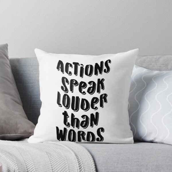 Item preview, Action speak louder than words t-shirt designed and sold by Frangi_Pane_ Magazine.