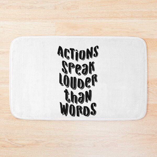 Item preview, Action speak louder than words t-shirt designed and sold by Frangi_Pane_ Magazine.
