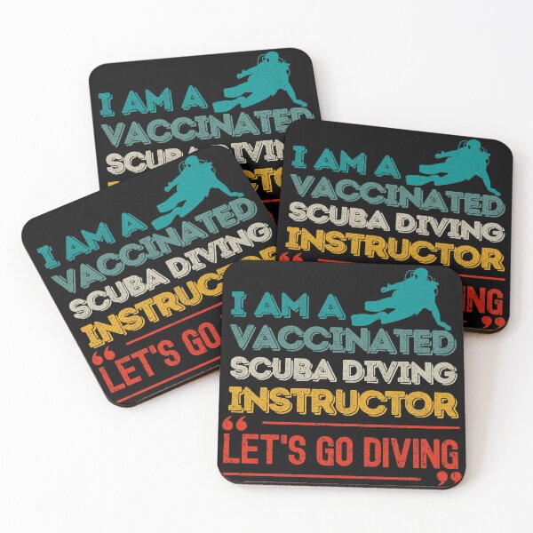 Item preview, Vaccinated Scuba Diving Instructor designed and sold by StudioAquaLumos.
