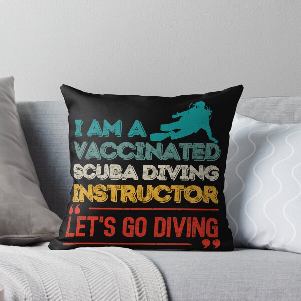 Item preview, Vaccinated Scuba Diving Instructor designed and sold by StudioAquaLumos.