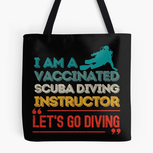 Item preview, Vaccinated Scuba Diving Instructor designed and sold by StudioAquaLumos.
