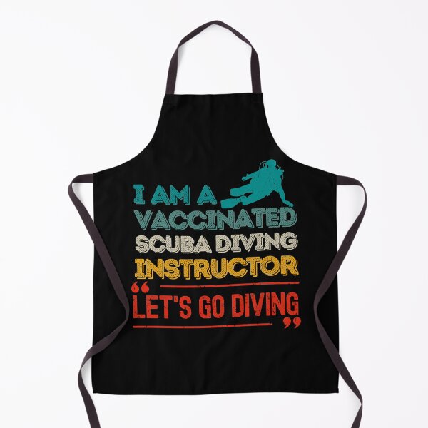 Item preview, Vaccinated Scuba Diving Instructor designed and sold by StudioAquaLumos.