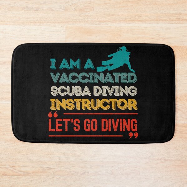 Item preview, Vaccinated Scuba Diving Instructor designed and sold by StudioAquaLumos.