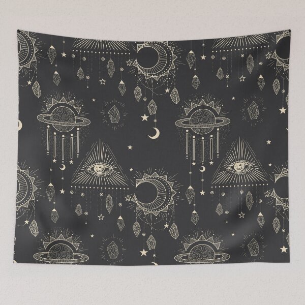 Item preview, sun moon illuminate pattern art work  designed and sold by roboyx.