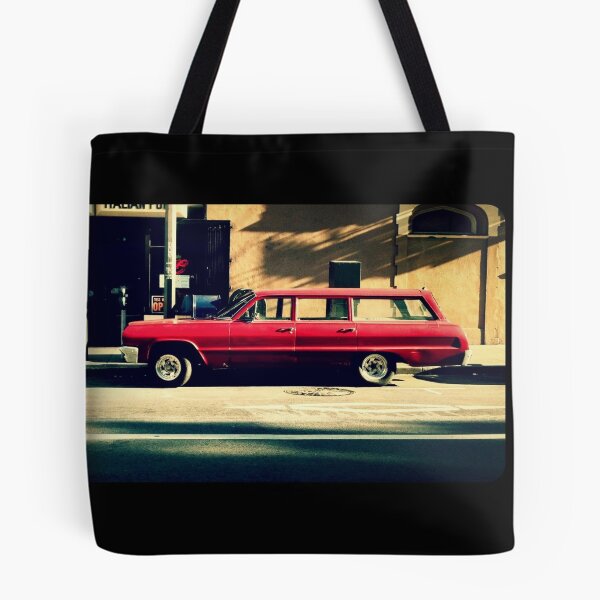 Item preview, red car in san francisco designed and sold by squidcode.