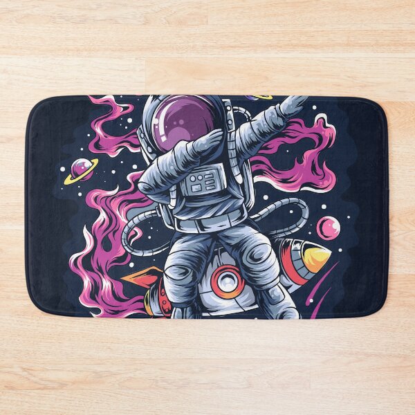 Item preview, Astronaut Dabbing Style Space Rocket with Stars Planets designed and sold by Peekonet.