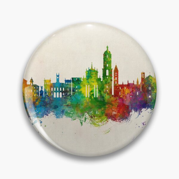 Item preview, Valladolid Spain Skyline designed and sold by ArtPrints.