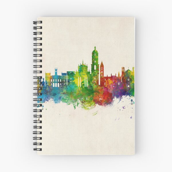 Item preview, Valladolid Spain Skyline designed and sold by ArtPrints.
