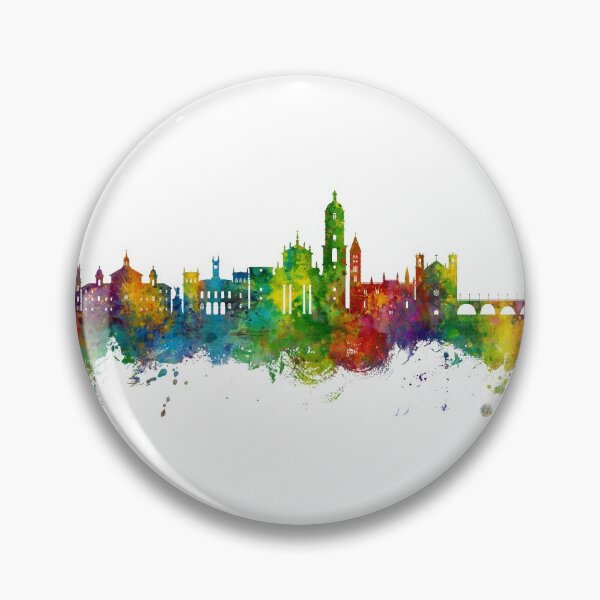 Item preview, Valladolid Spain Skyline designed and sold by ArtPrints.