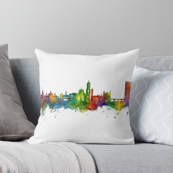 Item preview, Valladolid Spain Skyline designed and sold by ArtPrints.