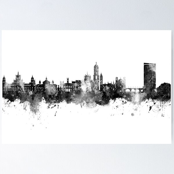 Item preview, Valladolid Spain Skyline designed and sold by ArtPrints.