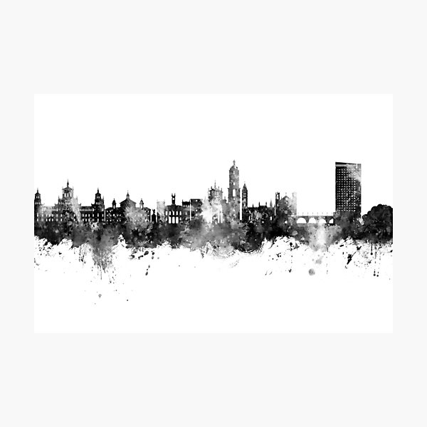 Item preview, Valladolid Spain Skyline designed and sold by ArtPrints.
