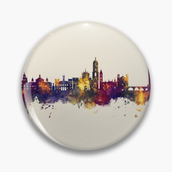 Item preview, Valladolid Spain Skyline designed and sold by ArtPrints.